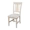 International Concepts 36 in. x 36 in. Square Top Pedestal Table  With 4 Dining Chairs Set of 5 K-3636TP-11B-C10-4 - alternate 2